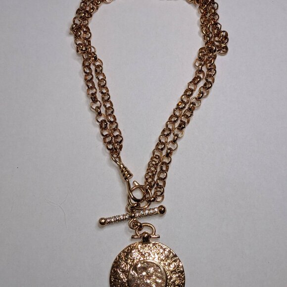 Rose Gold Vintage-Inspired Double-Wear Pendant Necklace - Picture 4 of 10